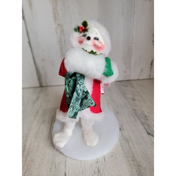 Annalee snow woman vintage plush Xmas decor snowman - Picture 1 of 6